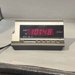 Vintage Sunbeam Alarm Clock (Model 887-17) Great Condition